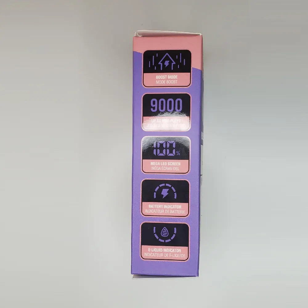 White Grape Ice VICE Boost 9000 Disposable Vape