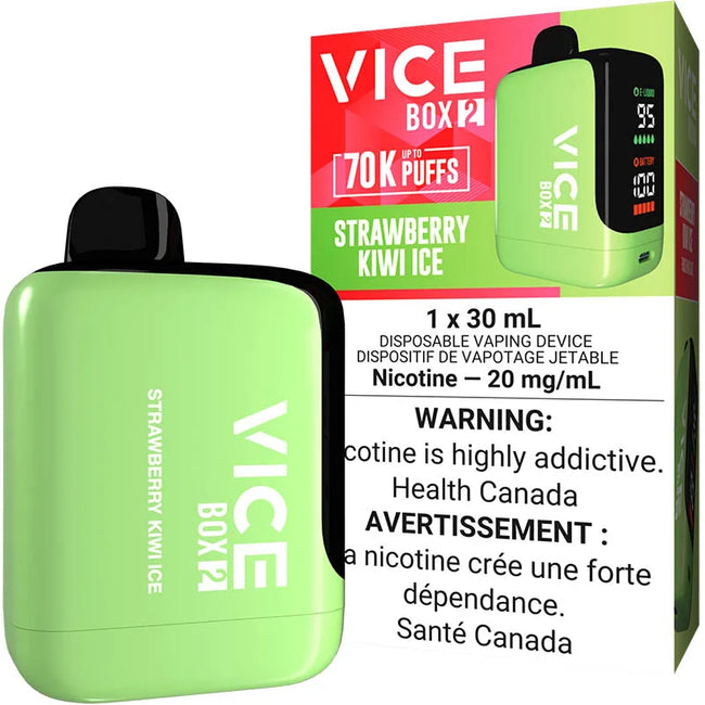 Strawberry Kiwi Ice Vice Box 2 70K Disposable Vape