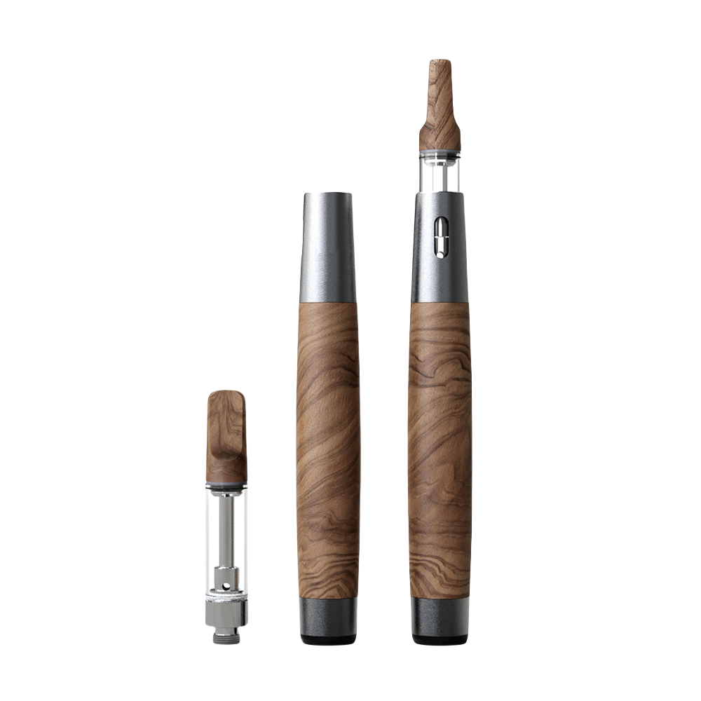 Walnut Wood Vape Pen 510 Thread Battery (Cartridge Not Included)