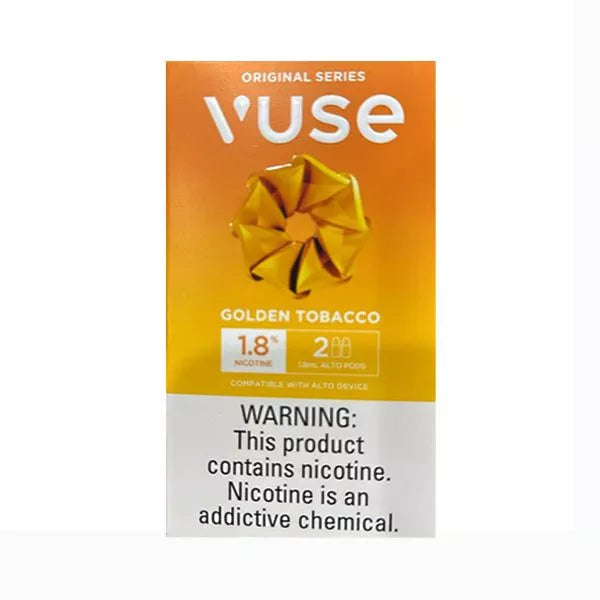 Vuse Alto Golden Tobacco Replacement Pods 2 Pcs