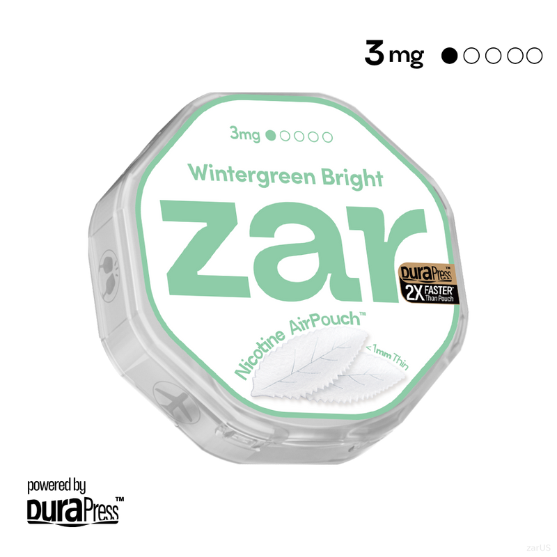 zar Wintergreen Bright 3mg Best Sales Price - Pouches