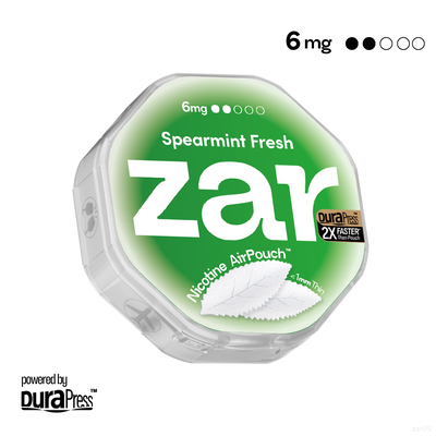 zar Spearmint Fresh 6mg Best Sales Price - Pouches
