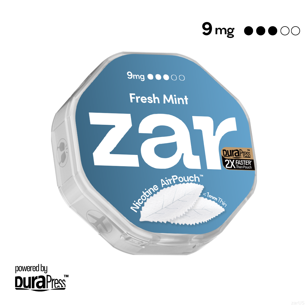 zar Fresh Mint 9mg Best Sales Price - Pouches