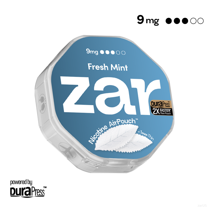 zar Fresh Mint 9mg Best Sales Price - Pouches
