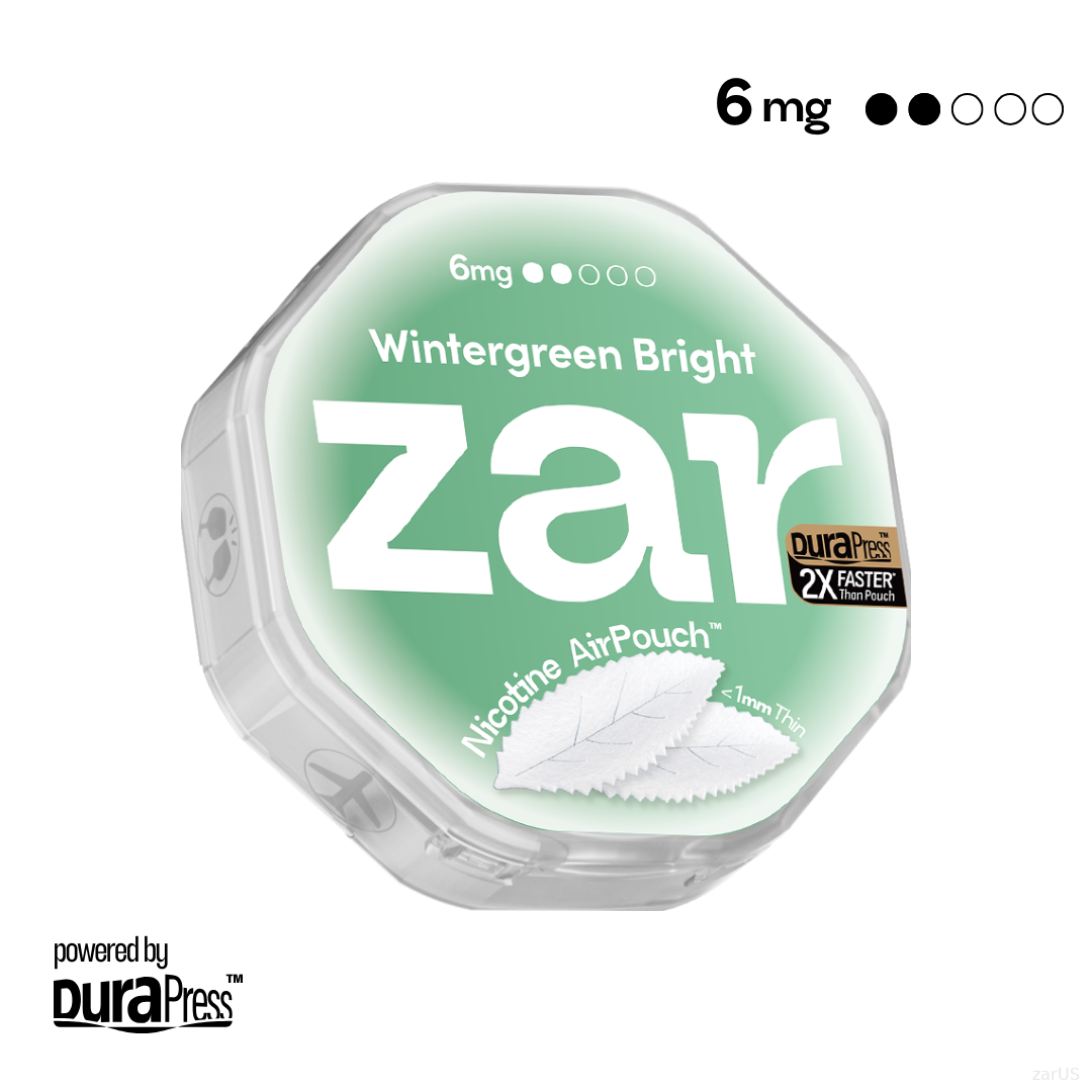zar Wintergreen Bright 6mg Best Sales Price - Pouches