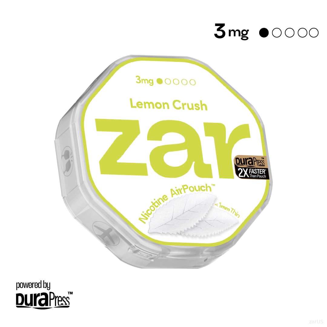 zar Lemon Crush 3mg Best Sales Price - Pouches