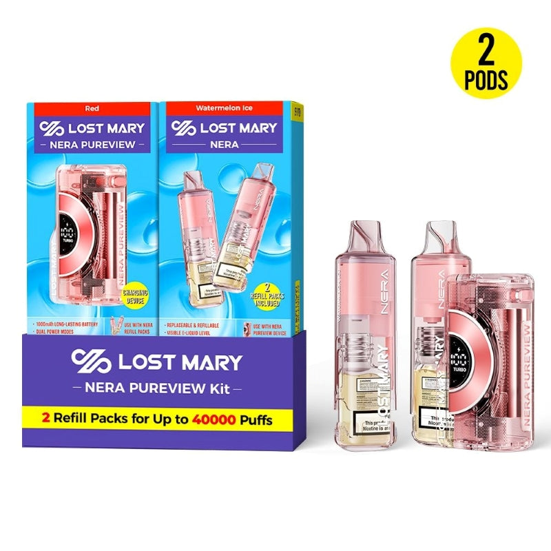 Lost Mary Nera Pureview 40K Disposable Vape 5% (40000 Puffs)
