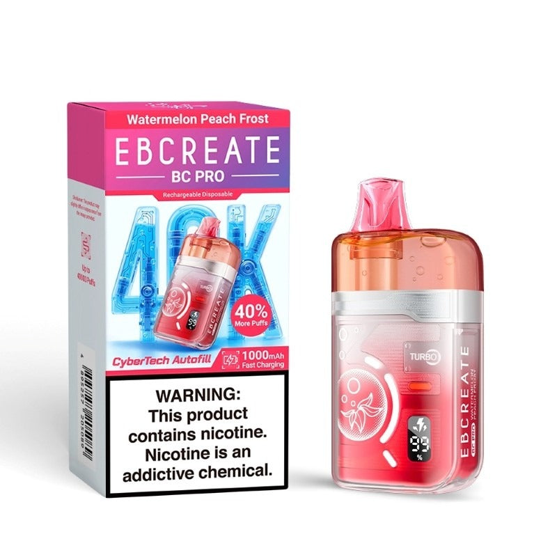 EBCREATE BC Pro 40K Disposable Vape 5% (40000 Puffs)