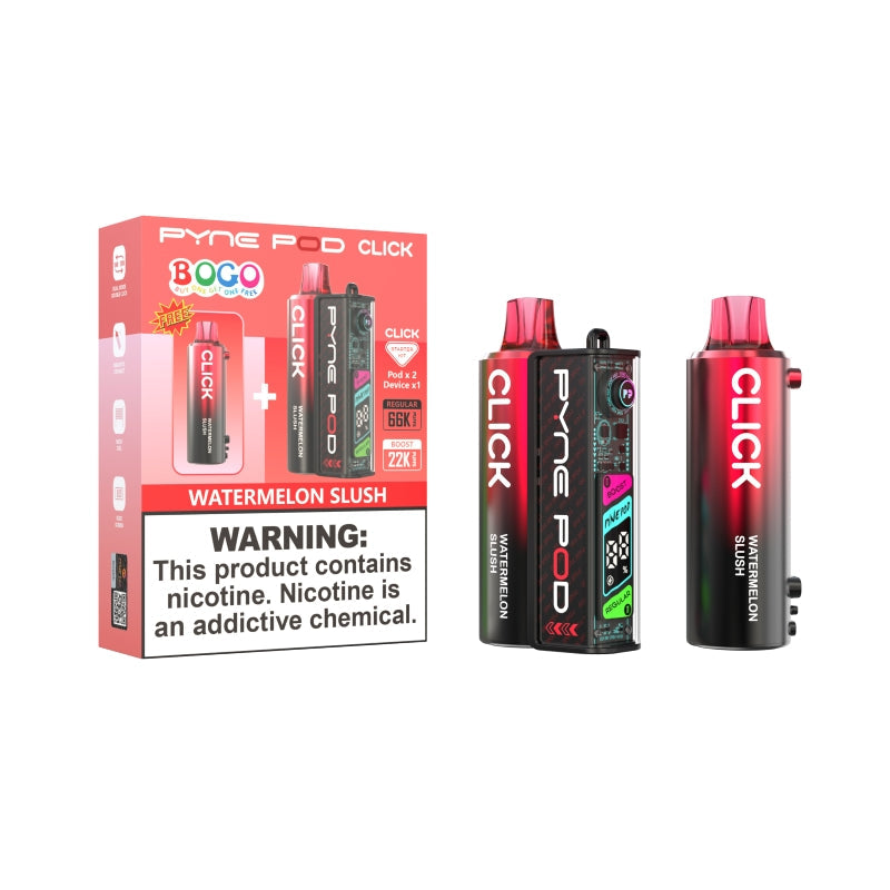 Pyne Pod Click 66K Disposable Vape Starter Kit 5% (66000 puffs)