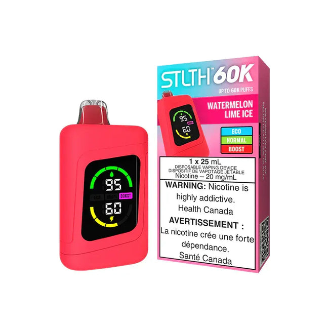 Watermelon Lime Ice STLTH 60K Disposable Vape