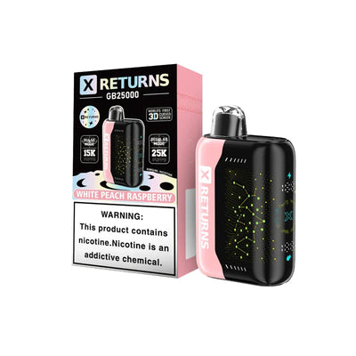 X Returns GB25000 Disposable Vape (18ml, 5%) Best Sales Price - Disposables
