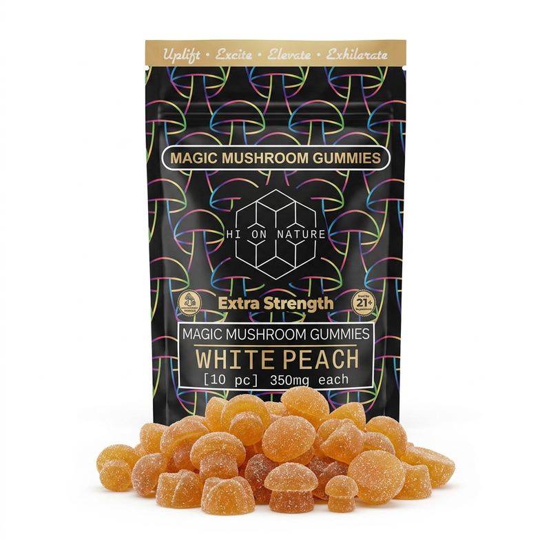 Hi on Nature Magic Mushroom * EXTRA STRENGTH Gummies * 10 Flavors Best Sales Price - Gummies