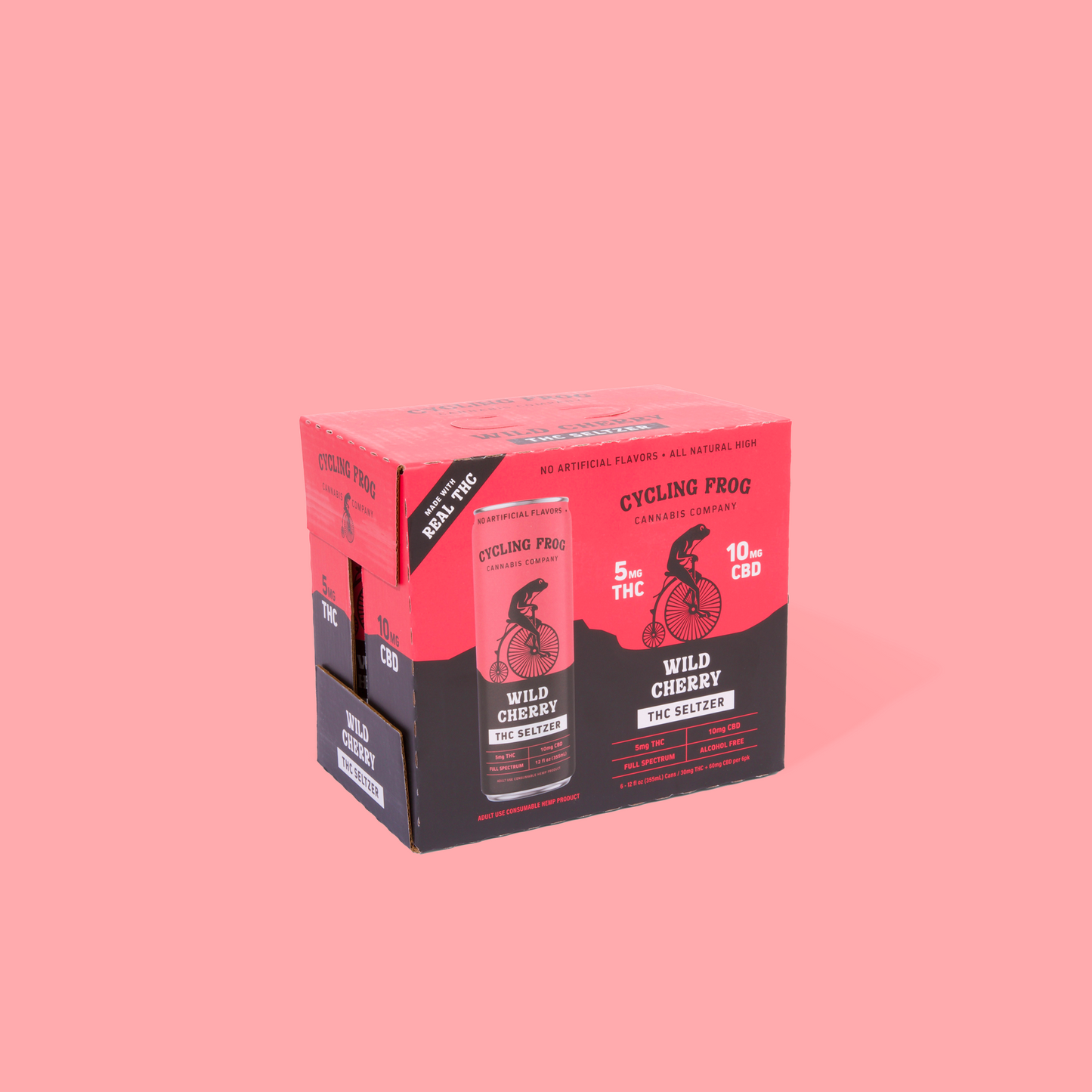 Cycling Frog Wild Cherry THC Seltzer
