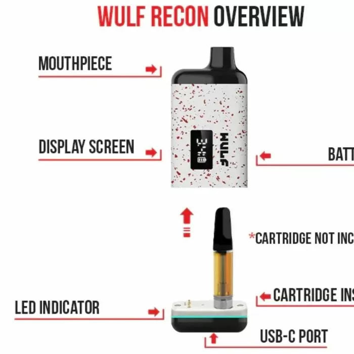 Yocan Wulf Recon Cartridge Vaporizer Best Sales Price - Vaporizers