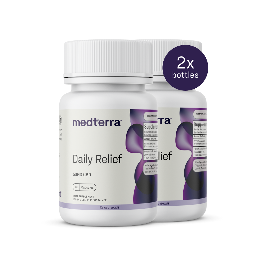Medterra Daily Relief CBD Isolate Capsules