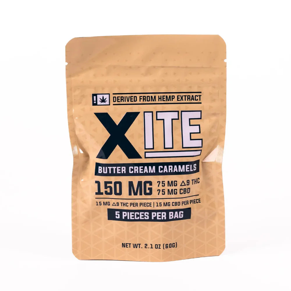 Xite D9 Butter Cream Caramels (5ct Bag) Best Sales Price - Gummies