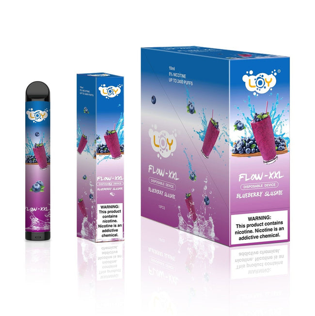 Loy Flow XXL Disposable  2400 Puffs - Blueberry Slushie