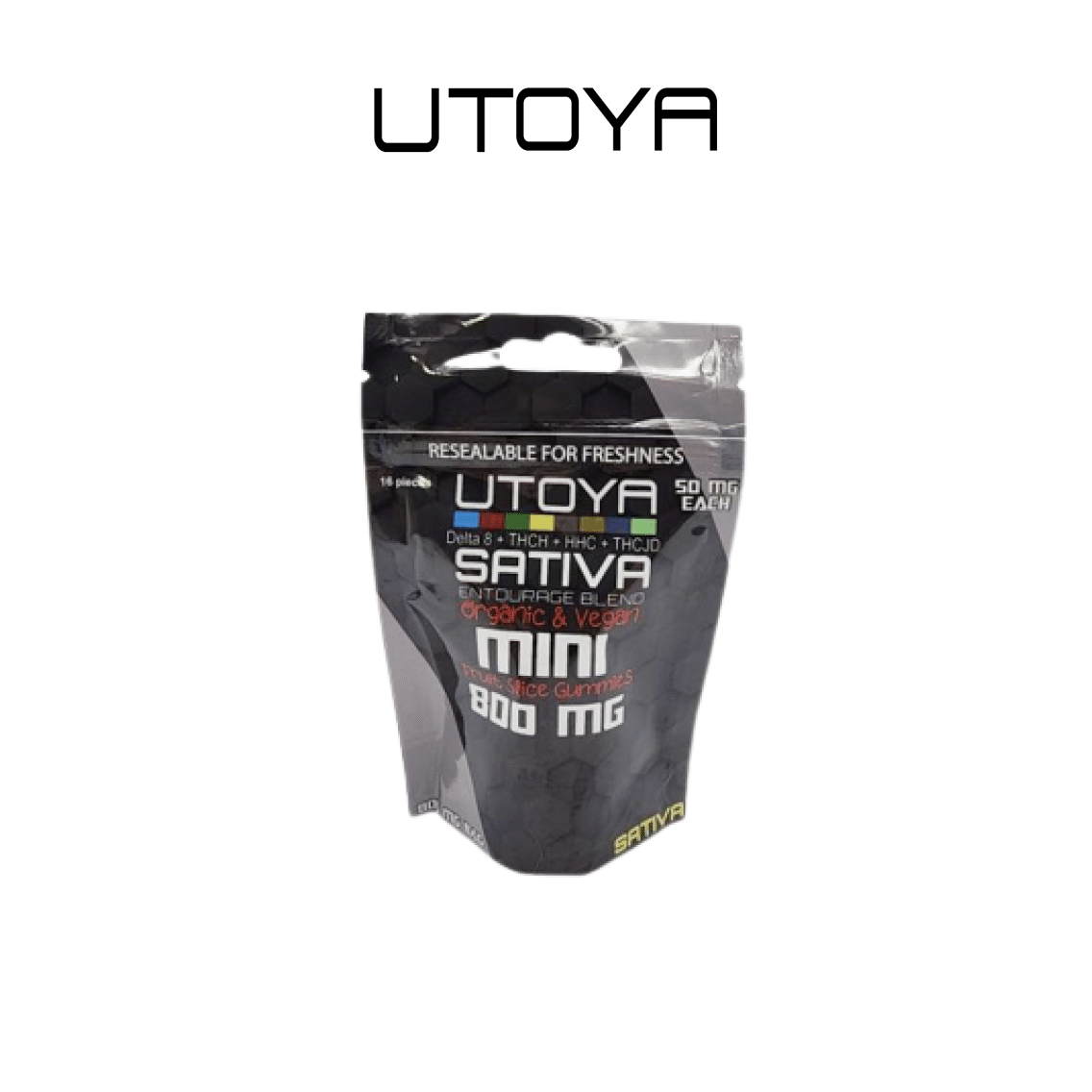 Utoya | Mini Fruit Slice THC Gummies 800mg - 4500mg Best Sales Price - Gummies