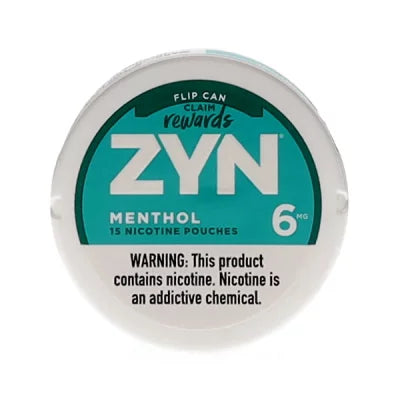 ZYN Menthol 15 Nicotine Pouches 3-6MG Best Sales Price - Pouches