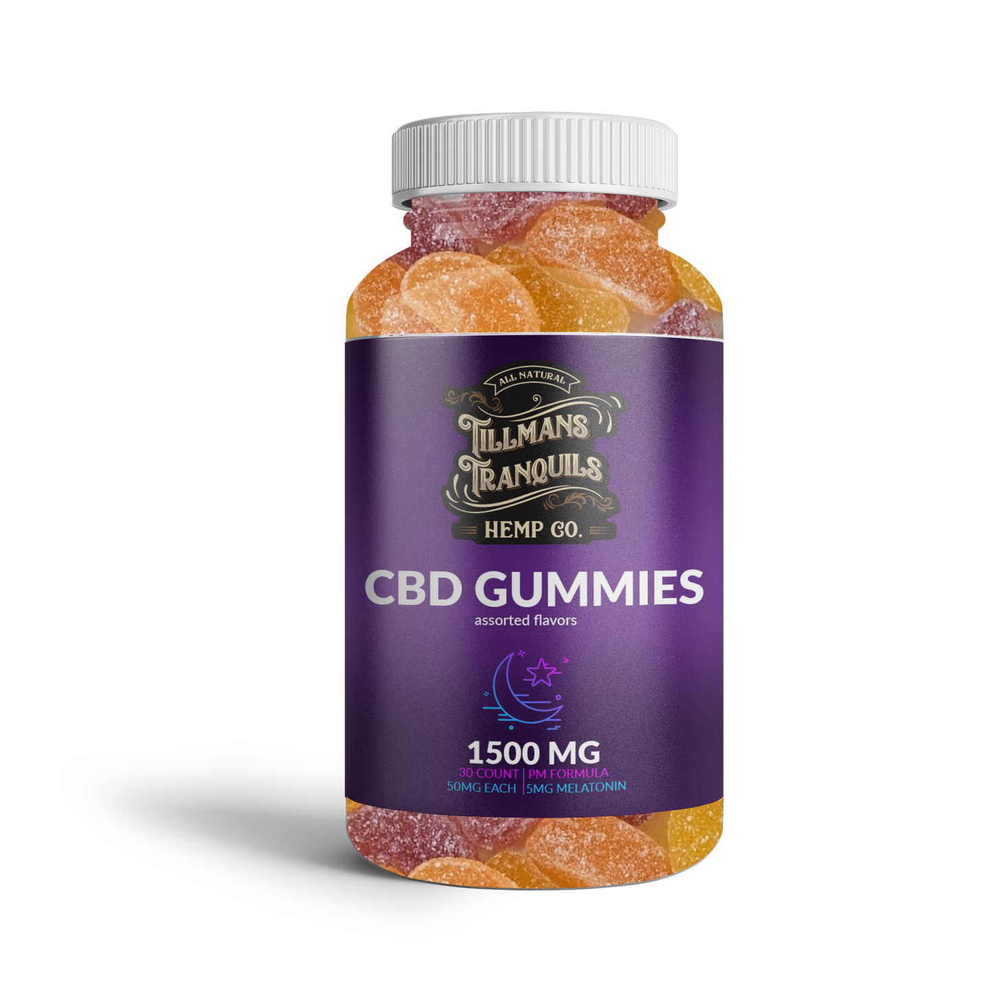 Tillmans Tranquils CBD Melatonin Gummies – 1500mg – Sleep Formula Best Sales Price - Gummies