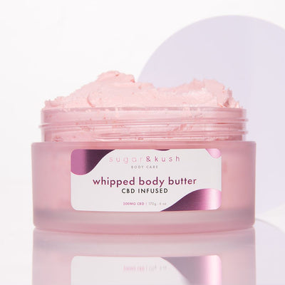 Sugar and Kush CBD + CBG infused Whipped Body Butter Best Sales Price - Beauty