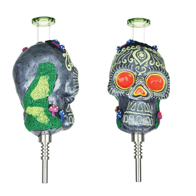 Pulsar Voodoo Skull Vapor Vessel w/ Ti Tip - 8.75" Best Sales Price - Accessories