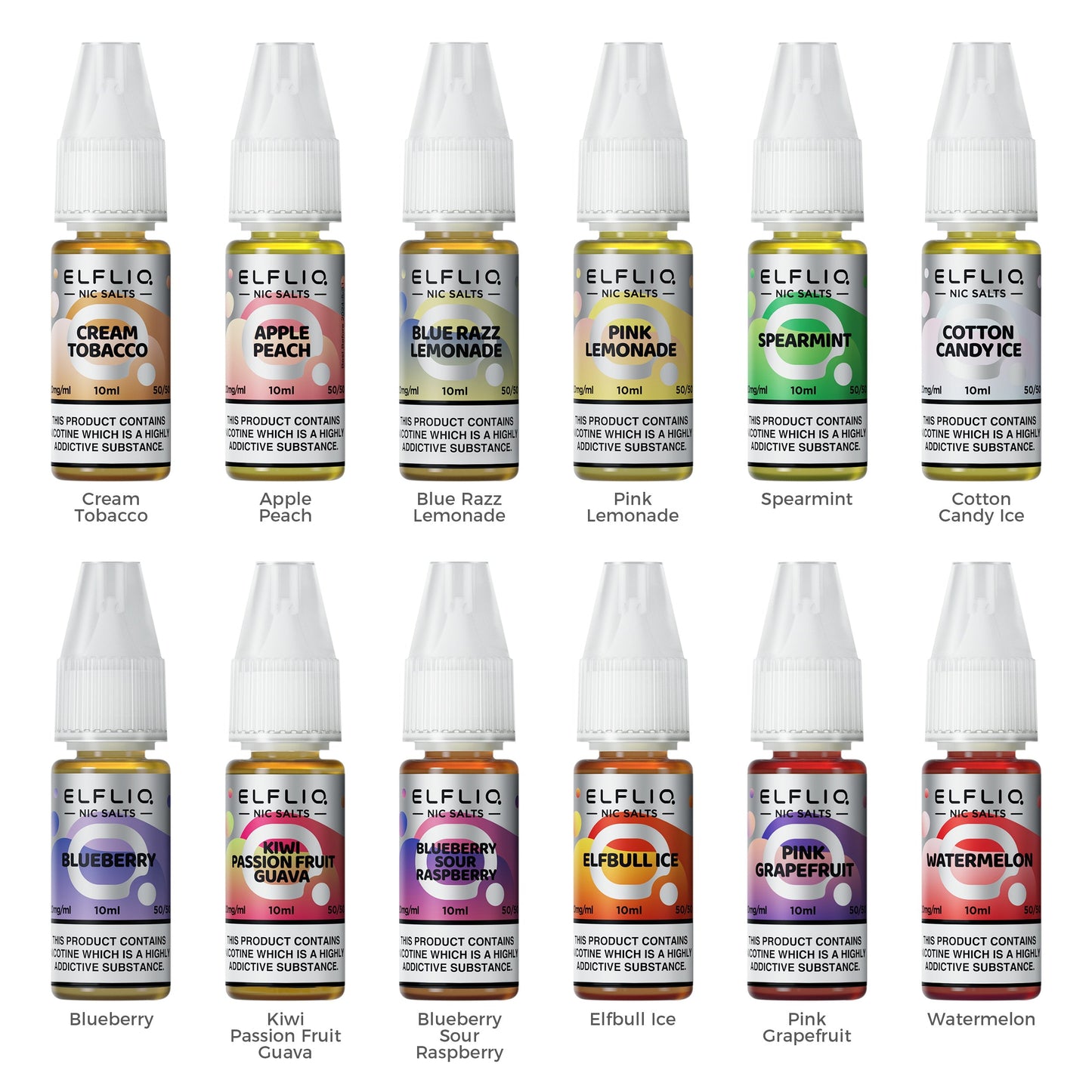 Elf Bar Elfliq Nic Salt E-liquid 10ml Best Sales Price - eJuice