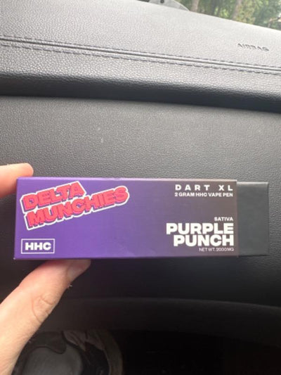 Delta Munchies Purple Punch 2G HHC Dart XL Best Sales Price - Vape Pens