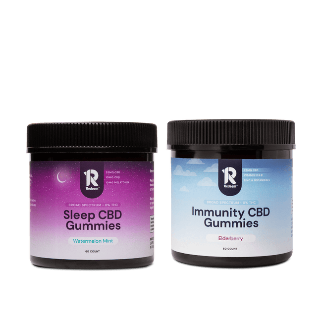 Redeem CBD Sleep and Elderberry Gummies Bundle Best Sales Price - Gummies