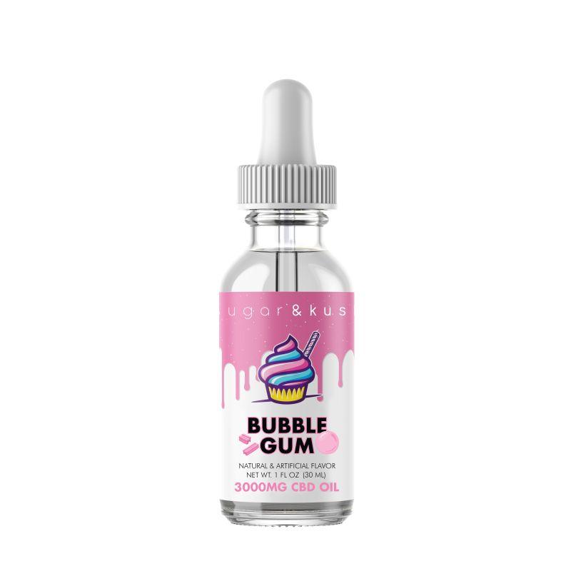 Sugar and Kush Bubble Gum CBD Oil Drop Best Sales Price - Tincture Oil