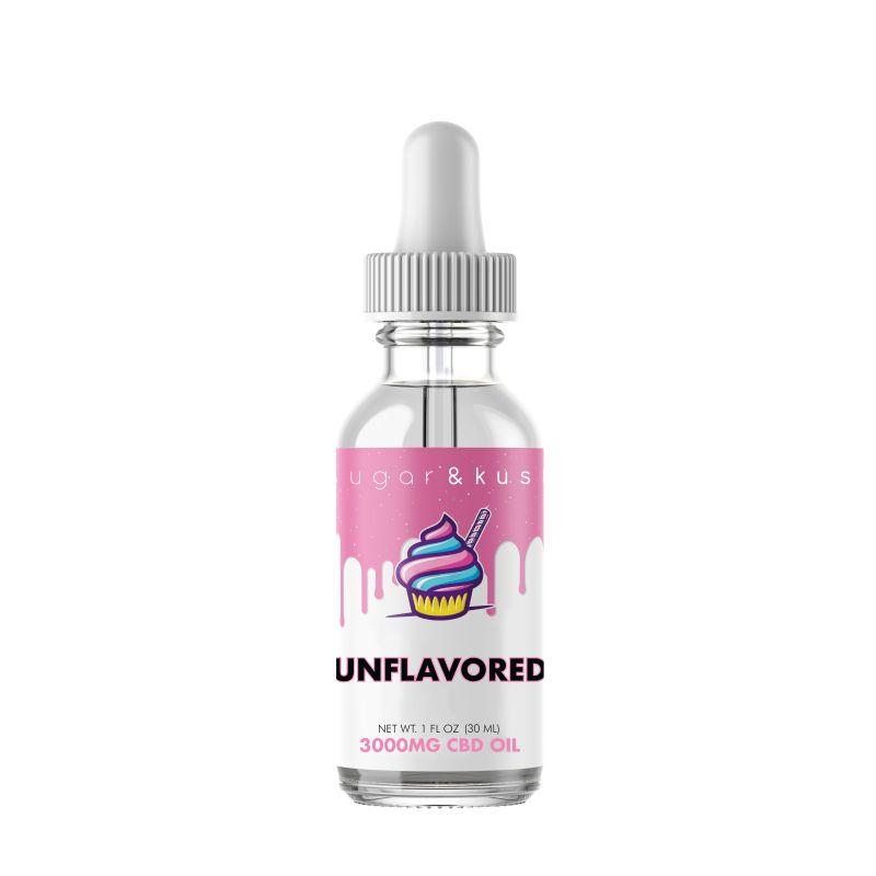 Sugar and Kush Unflavored Pure CBD Oil Best Sales Price - Tincture Oil