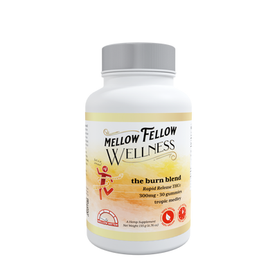 Mellow Fellow Wellness - Gummies - 300mg - Burn Blend - Tropic Medley Best Sales Price - Gummies