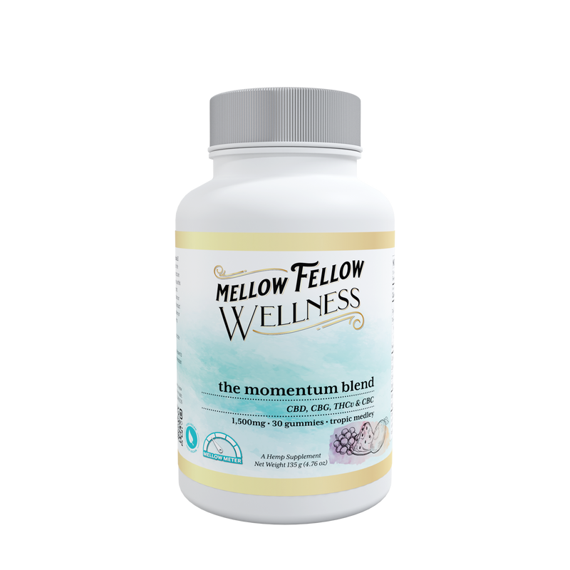 Mellow Fellow Wellness - Gummies - 1500mg - Momentum Blend - Tropic Medley Best Sales Price - Gummies