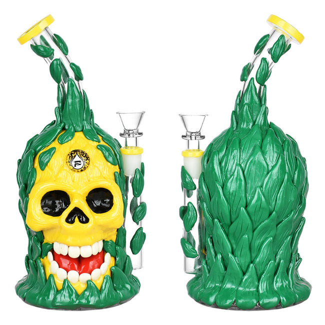 Pulsar Skull Pineapple Water Pipe - 10"/14mm F Best Sales Price - Bongs