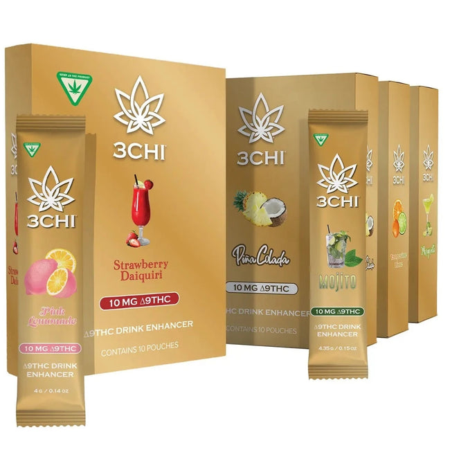 3CHI Delta-9 THC Flavored Drink Enhancer | 10-Pack Best Sales Price - Edibles