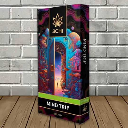 3Chi True Strains Cannabis 2ml Pod–Mind Trip (Hybrid) Best Sales Price - Vape Cartridges