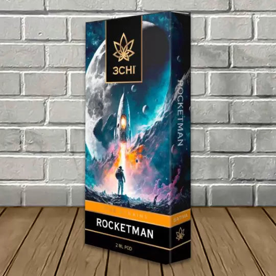 3Chi True Strains Cannabis 2ml Pod–Rocketman (Sativa) Best Sales Price - Vape Cartridges