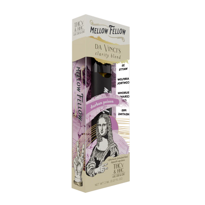 Mellow Fellow da Vinci's Clarity Blend 2ml Disposable Vape Durban Poison Best Sales Price - Vape Pens