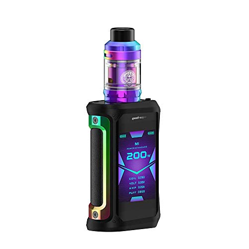 Geekvape Aegis X 200W TC Kit with Geekvape Zeus Tank with 2.4 inch OLE ...