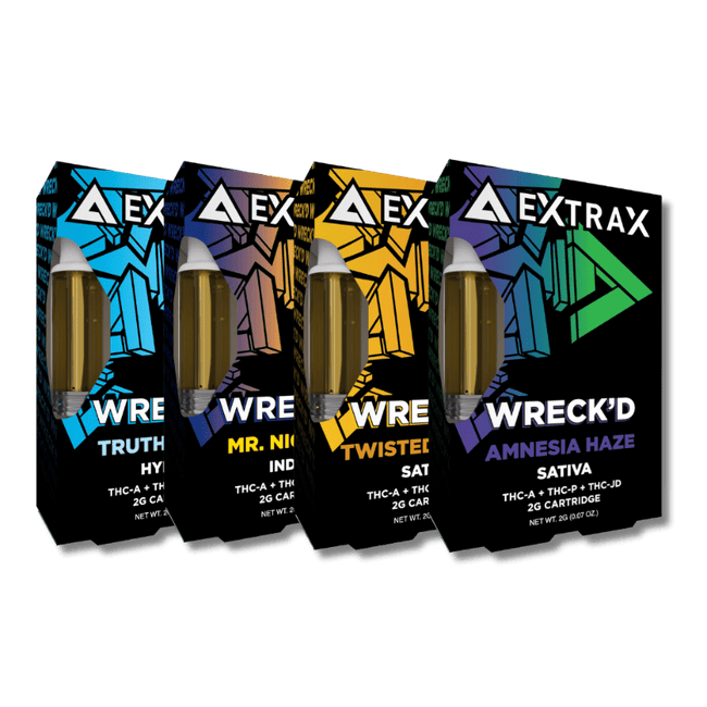 Delta Extrax THCA + THCP 2G Cartridge | Wreck’d Series Best Sales Price - Vape Cartridges