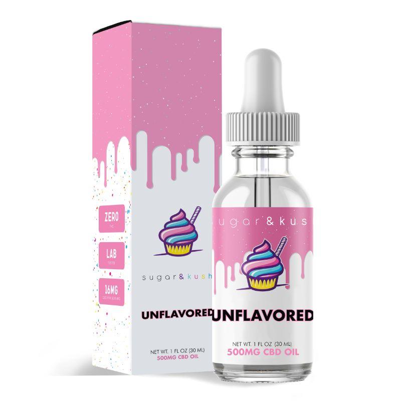 Sugar and Kush Unflavored Pure CBD Oil Best Sales Price - Tincture Oil