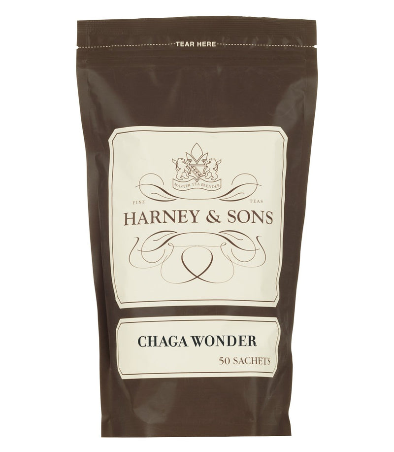 The Hemp Division Harney & Sons - Chaga Wonder - 50 CT Sachets Best Sales Price - Edibles
