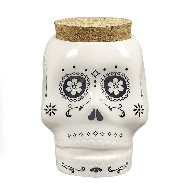 Skull Stash jar - white Best Sales Price - Accessories