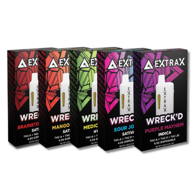 Delta Extrax THCA + THCP 4.5G Disposable | Wreck’d Series Best Sales Price - Vape Pens