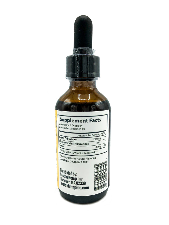 Boston Hemp Citrus Flavored Full Spectrum CBD Tincture – 6000mg/Bottle Best Sales Price - Tincture Oil