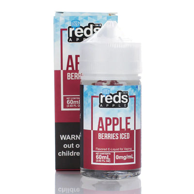 7 Daze Reds Apple ICED No Nicotine Vape Juice 60ml (Reds Apple ICED Berries) Best Sales Price - eJuice