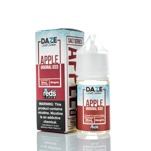 7 Daze TFN Salt Series Reds Apple ICED eJuice 30ml (30mg) buy best price online