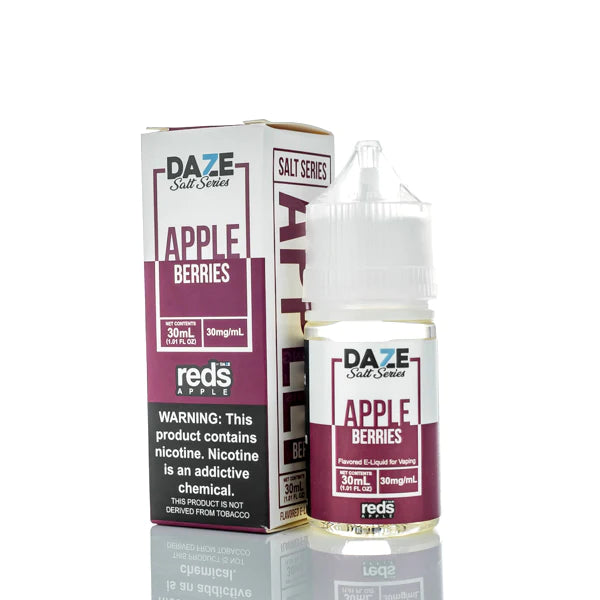 7 Daze TFN Salt Series Reds Apple eJuice Berries 30ml (50mg)