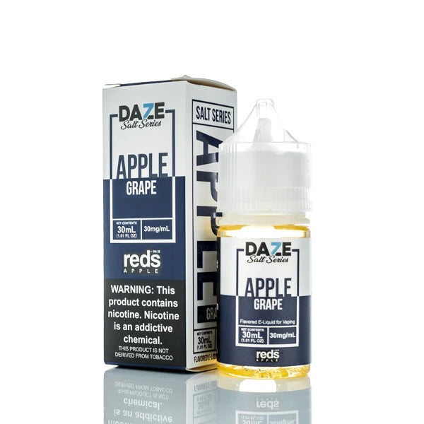 7 Daze TFN Salt Series Reds Apple eJuice Grape 30ml (30mg) Best Sales Price - eJuice