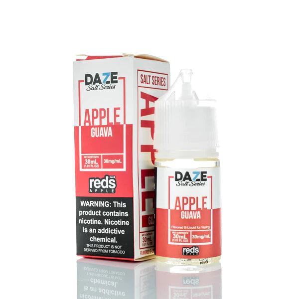 7 Daze TFN Salt Series Reds Apple eJuice Guava 30ml (30mg) Best Sales Price - eJuice